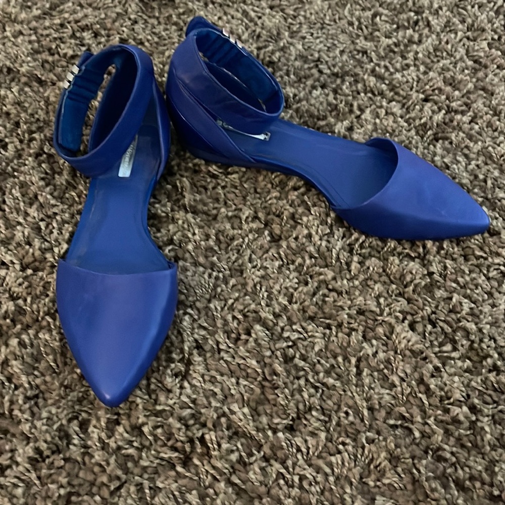 Blue BCBG flats